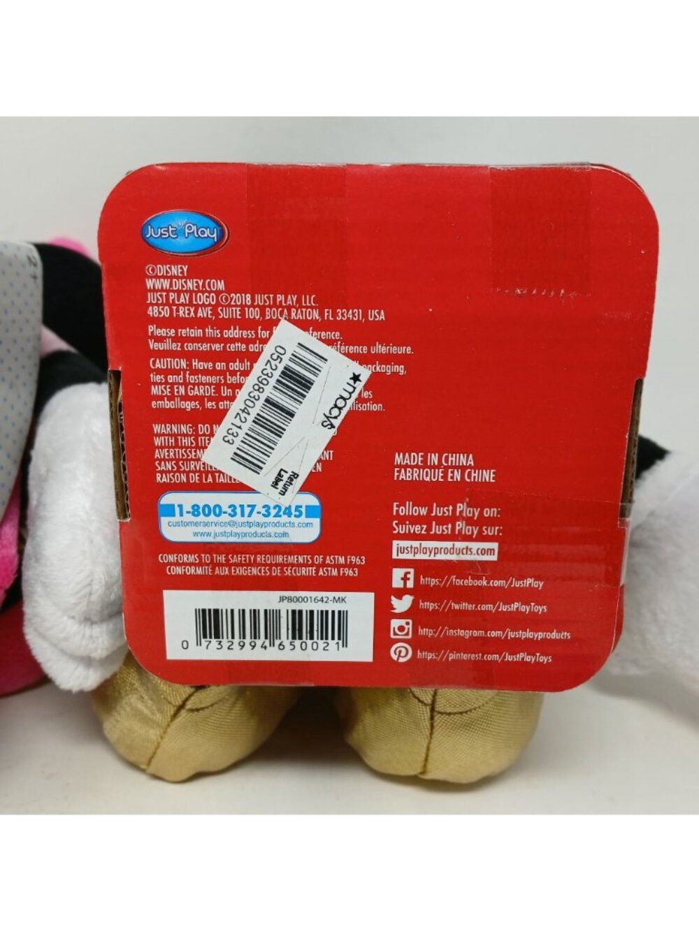 Disney Mickey & Minnie Mouse Plush Set From Macys w/ Tags Stuffed Toys New #S1-B - Picture 4 of 11